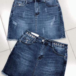 Quần váy jeans nữ đẹp Anfa