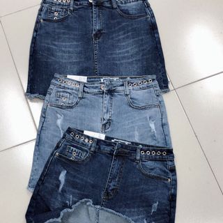 Quần váy jeans nữ đẹp Anfa