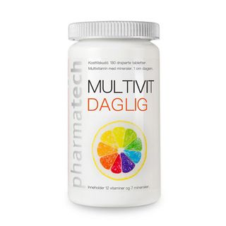 Viên uống bổ sung vitamin và khoáng chất Multivit Daglig - Pharmatech Na Uy