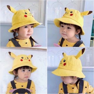 Nón tai bèo PIKACHU hàng QC cho bé yêu 2-5 tuổi