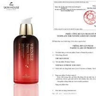Sữa dưỡng thảo dược giúp cải thiện lão hóa da do tác động của môi trường The Skin House