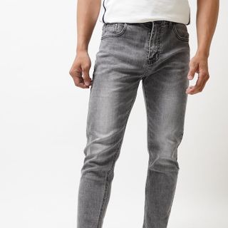 Quần jean nam xám wash CELEB 9D11