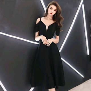 Đầm dạ hội chất thun