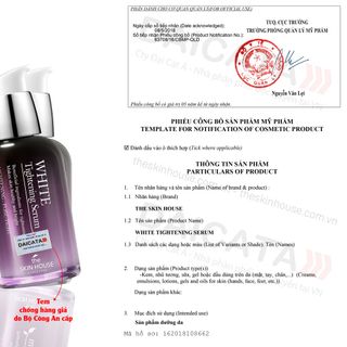 Tinh chất giúp se khít lỗ chân lông và làm sáng da The Skin House