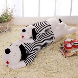 Gối ôm chó mặc áo kẻ sọc dài 70 và 90cm giá sỉ​ giá bán buôn