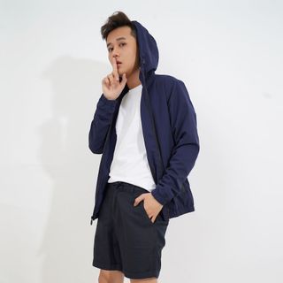 Áo khoác nam xanh lỗ CELEB 9K36