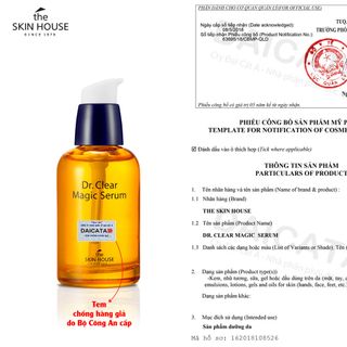 Tinh chất giúp làm giảm và ngăn ngừa mụn The Skin House
