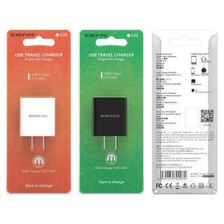 BOROFONE - Cóc Sạc BA20 - 1 Cổng USB 21A US - Giá Sỉ