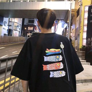 Áo thun unisex Tay lỡ Fom rộng KOI TEE