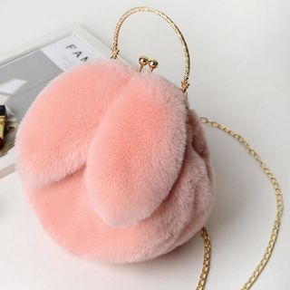Túi đeo chéo nữ mini hình tai thỏ siêu dễ thương long mềm mượt 106