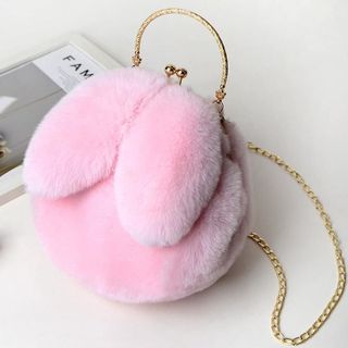 Túi đeo chéo nữ mini hình tai thỏ siêu dễ thương long mềm mượt 106