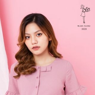 Áo bầu baby doll công sở 3028