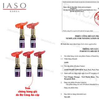 Son môi Hàn Quốc IASO Smart Lipstick Iaso