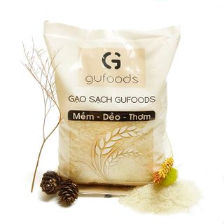 Gạo sạch GUfoods dẻo - mềm - thơm 1kg