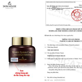 Kem dưỡng tế bào gốc giúp giảm nhăn và săn chắc da The Skin House