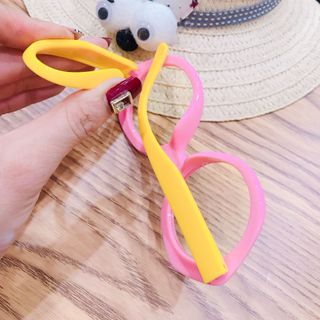 Mắt kính gọng dẻo lục giác tròng đi đêm