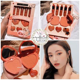 Set Trang Điểm 10 món Sweet Heart của Kiss Beauty chuẩn Thái