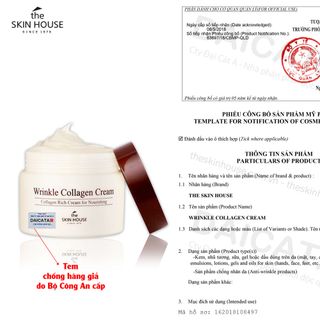 Kem collagen giúp giảm nhăn và săn chắc da The Skin House