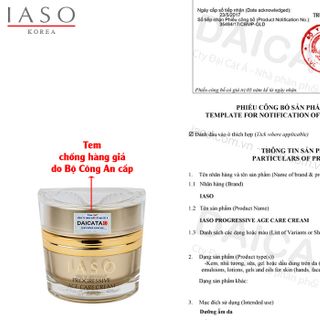Kem Dưỡng Ngăn Ngừa Lão Hóa Da Iaso