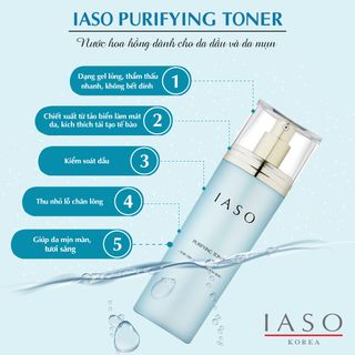 Nước Hoa Hồng Giúp Kiểm át Dầu Iaso
