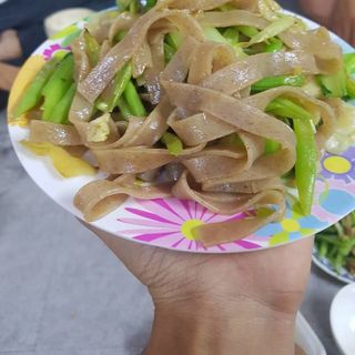Mì quảng gạo lứt đỏ sợi 10mm - gói 500gr - Mì quảng khô
