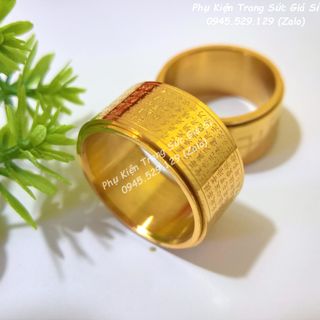Nhẫn Bát Nhã Tâm Kịm Titan - giá sỉ