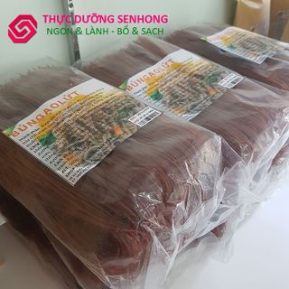 Bún gạo lứt đỏ sợi tròn - gói 500gr - bún gạo lứt khô