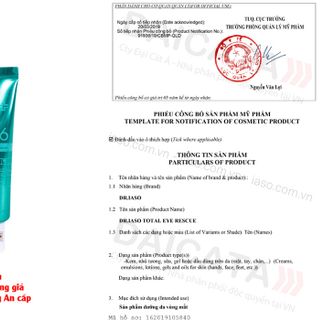 Kem Dưỡng Mắt Toàn Diện DrIaso Mint