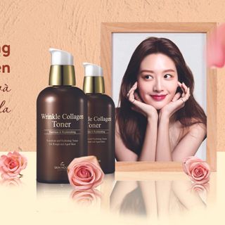 Nước hoa hồng chuyên sâu bổ sung collagen giúp giảm nhăn và săn chắc da The Skin House