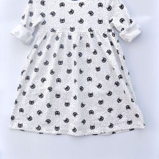 Đầm thun bé gái cotton