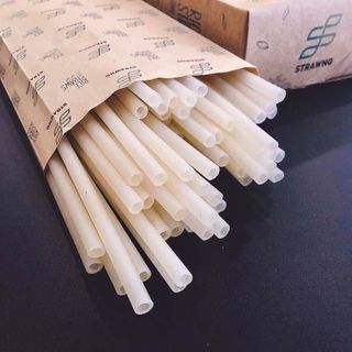 ống hút gạo Rice Straws màu trắng