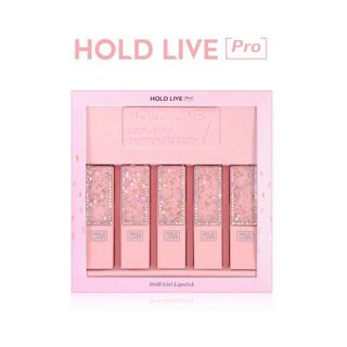 Set 6 cây son HOLD LIVE đính đá Drill Girl Lipstick full size