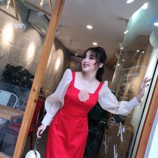 set áo dài kết hoa