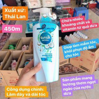 Dầu gội Sunsilk Thái Lan 450ml giá sỉ