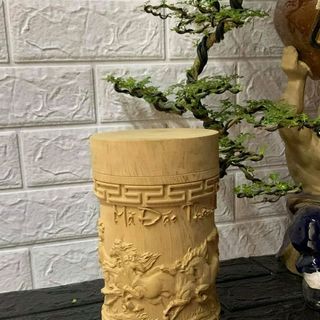 HỘP CHÈ GỖ BÁCH XANH