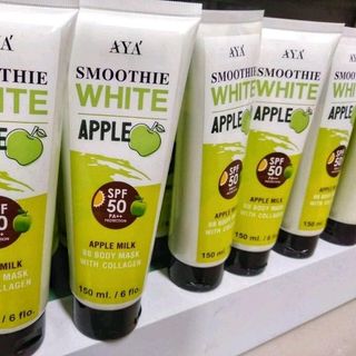 KEM DƯỠNG DA BẬT TONE CHỐNG NẮNG SPF 50 Không thấm nước SMOOTHIE WHITE APPLE MILK BODY MASK Thái Lan giá sỉ​ giá bán buôn giá sỉ