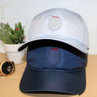 Nón dù cao cấp - logo da thật