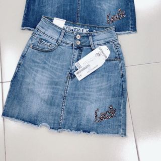 Váy jean nữ cao cấp mới Anfa