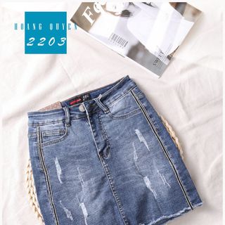 Váy jean nữ cao cấp mới Anfa