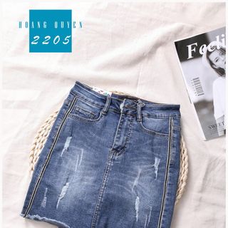 Váy jean nữ cao cấp mới Anfa