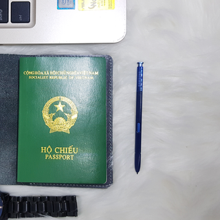 Ví đựng passport da bò thật 100