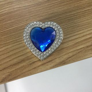 Móc Treo Túi Xách Thông Minh Trái Tim Đính Đá Xanh