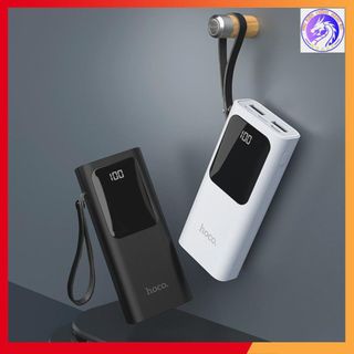 Pin sạc dự phòng Hoco J41 Intelligent Balance 10000mAh Polymer 3 cổng sạc vào màn hình LCD Hãng phân phối chính thức giá sỉ