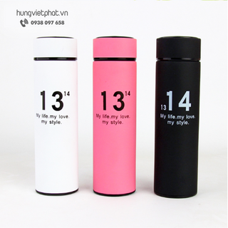 Bình Giữ Nhiệt In Khắc Logo Inox 304 Nhiều Màu