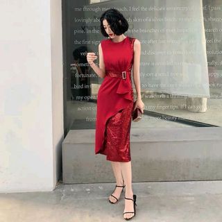 đầm phối kim sa