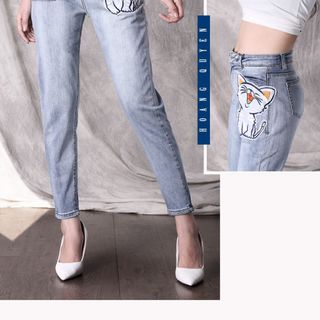 Quàn jeans nữ 8t cao cấp Anfa fashion