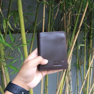 Ví đứng da bò sáp cao cấp