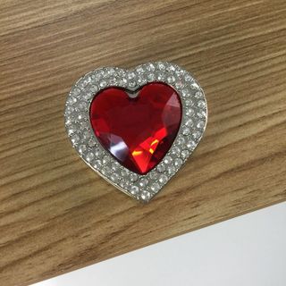 Móc Treo Túi Xách Thông Minh Trái Tim Đính Đá Đỏ giá sỉ​ giá bán buôn