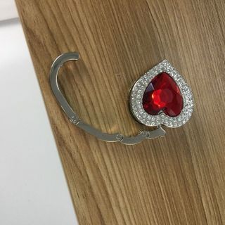 Móc Treo Túi Xách Thông Minh Trái Tim Đính Đá Đỏ giá sỉ​ giá bán buôn
