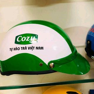 mũ bảo hiểm in logo quảng cáo theo yêu cầu giá sỉ